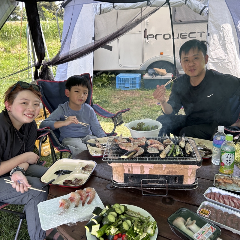川釣りデイキャンプ体験 Stream river fishing & Day camp BBQ