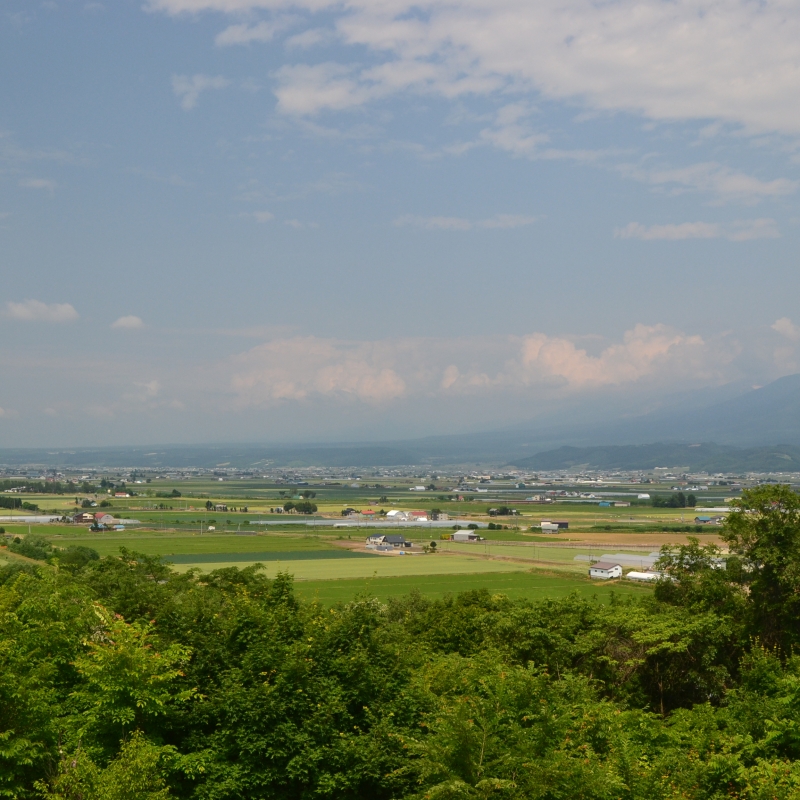 Summer view of Furano