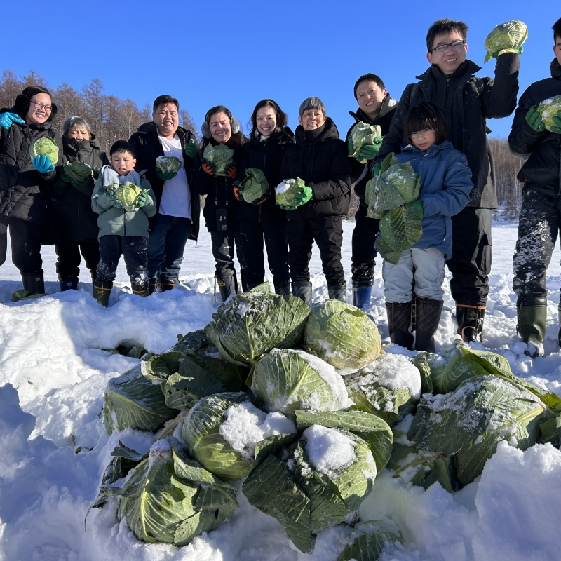 「越冬野菜探検隊！」雪中キャベツの掘り起こし体験　ファームビジット　Farm visit tour [Cabbage tour]